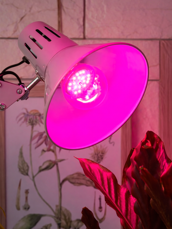 Фитолампочка, фитолампа светодиодная для растений Е27, 13Вт Огонек OG-LDP43